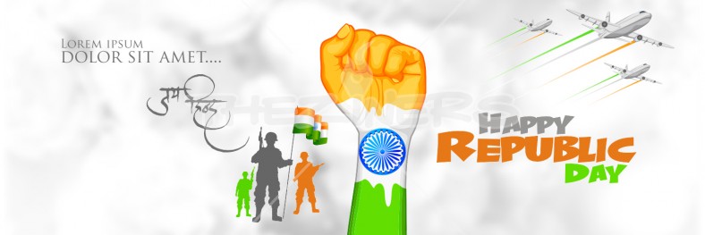 Elegant Republic Day Social Banner Template