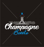 Bar Bottle Logo Template