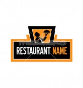 Vintage Logo Template for Restaurant