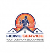 Home Services Premade Logo Vector