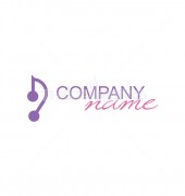 Letter N Music Elegant Premade Logo Template