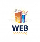 Web Domain Shopping Premade Creative Product Logo Symbol