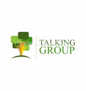 Talking Group Premade Community Logo Design