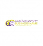 Mobile Connectivity Premade Product Logo Design