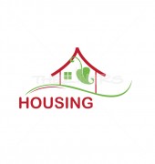 Green House Logo Symbol