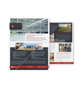 Industrial Plants / Industries Business Flyer Front Back Template