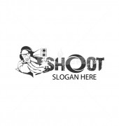 Shoot Target Practice Logo Template