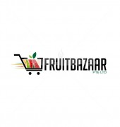 Fruit Bazaar Healthy Food Shop Logo Template