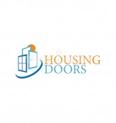 Housing Doors Logo Template