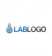 Lab Bottle Medical logo Template