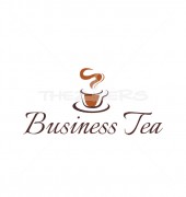 Tea Brand Wine & Bar Logo Template