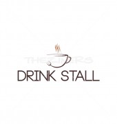 Drink Stall Healthy Food Shop Logo Template