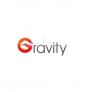 Gravity Typography Logo Template