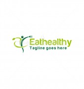 Healthy Food Restaurant Healthy Drinks Logo Template