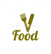 Healthy Eating Burger Street Logo Template
