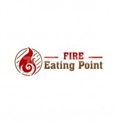Fire Eating Point Healthy Food Shop Logo Template