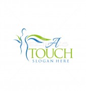 Relax Spa Fitness Logo Template