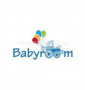 Baby Room Creative Child Care Logo Template