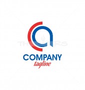 Letter CA Stylish Logo Template