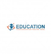 Kids Academy Education Logo Design Vector