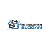 Blue Property Affordable Housing Logo Design