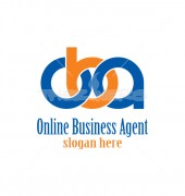 Letter OBA Legend Ring Logo Template for Online Business
