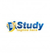 Study Educate Premade Non Profit Logo Design