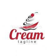 Ice Cream Brand Premade Abstract Product Logo Design