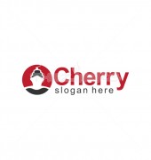 Cherry Blossom Premade Creative Product Logo Symbol