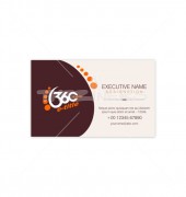 Simple, clean one side business card