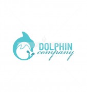 Dolphin Logo Design Vector