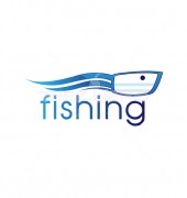 Clean Fish Elite Restaurant Logo Template