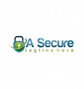 Secure Lock Unique Logo Template