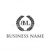 BML Natural Logo Design Vector