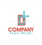Letter D, Letter O, Creative Arrows Logo Template