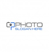 Wedding Photography Abstract Logo Template
