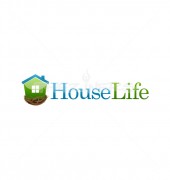 Real Estate House Abstract Logo Outline