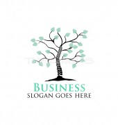 Tree Leaf Vector Logo Design
