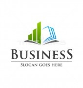 Graph & Book Logo Template