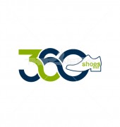 Stylish Digits 360 Logo Template