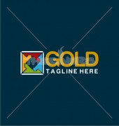 Gold Structure Elegant Logo Template
