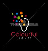 Colourful Light Lamp Logo Template