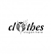 Clothes Cleaning Services Premade Logo Design