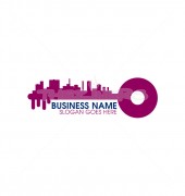 Housing City Key Property Solutions Logo Template