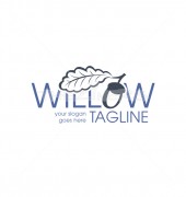 Willow Leaf Creation Logo Template