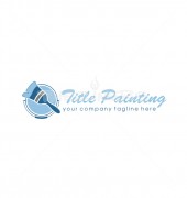 Wall Painting Premade Maintenance Services Logo Design