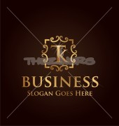 TK Letter Stylish Logo Template