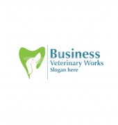 Pet Veterinary Health Clinic Logo Template