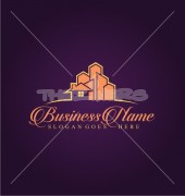 Modern Apartment Real Estate Logo Symbol