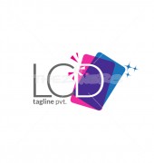 LCD Screens Premade Entertainment Logo Design